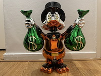 Dagobert duck sculptuur