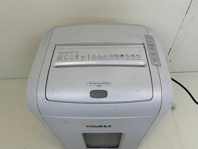 Dahle 150 sheet auto feed tray papierversnipperaar - afbeelding 4 van  7