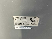 Dahle papersafe 240 papier shredder - afbeelding 6 van  7