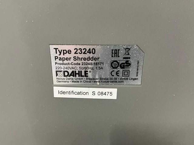 Dahle papersafe 240 papierversnipperaar - afbeelding 7 van  7