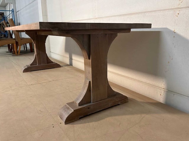 Dahlia houten eetkamertafel - afbeelding 12 van  13