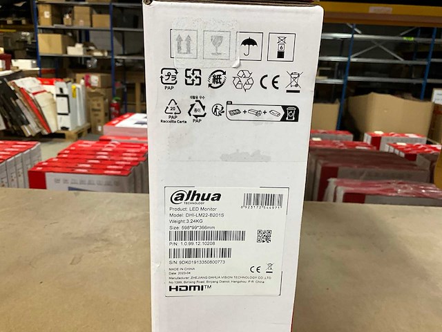 Dahua b201s 22” 1920x1080 monitor (12x) - afbeelding 3 van  3