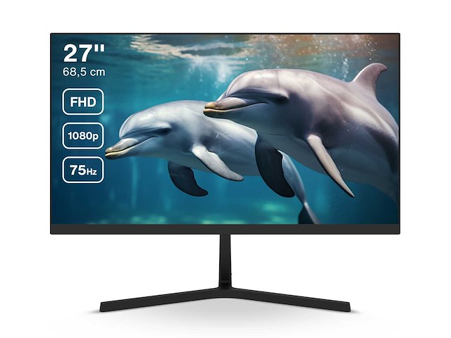 Dahua b201s 27” 1920x1080 monitor (2x) - afbeelding 1 van  6