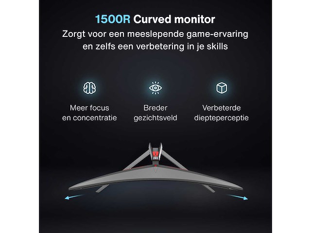 Dahua b230c 32” 1920x1080 1500r gebogen monitor (10x) - afbeelding 3 van  5