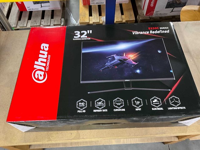 Dahua b230c 32” 1920x1080 1500r gebogen monitor (2x) - afbeelding 4 van  6