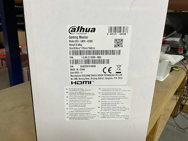 Dahua b230c 32” 1920x1080 1500r gebogen monitor (2x) - afbeelding 6 van  6