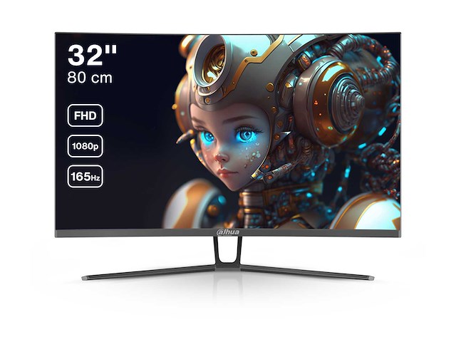 Dahua b230c 32” 1920x1080 1500r gebogen monitor (4x) - afbeelding 1 van  6