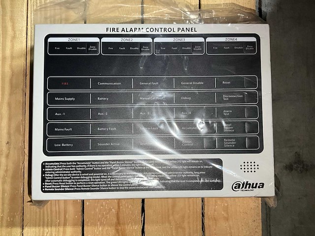 Dahua dhi-hy-c102-4 controle paneel brand alarmsysteem - afbeelding 1 van  6