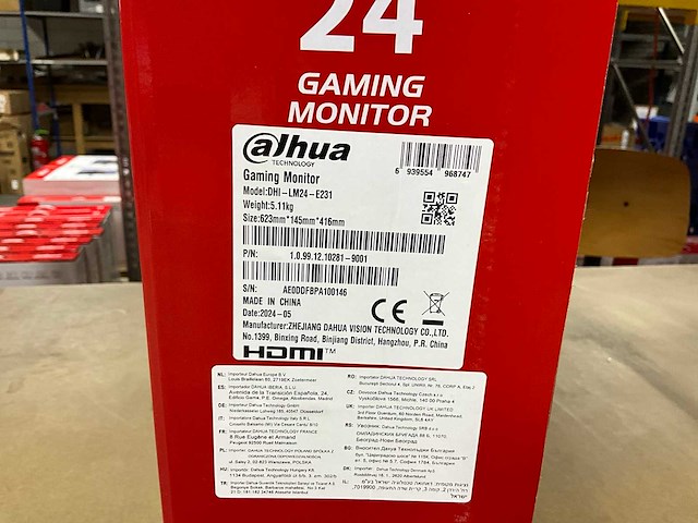 Dahua e231 24” 1920x1080 monitor (15x) - afbeelding 3 van  3