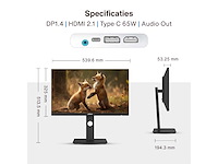 Dahua p301 24” 2560x1440 monitor (18x) - afbeelding 2 van  6