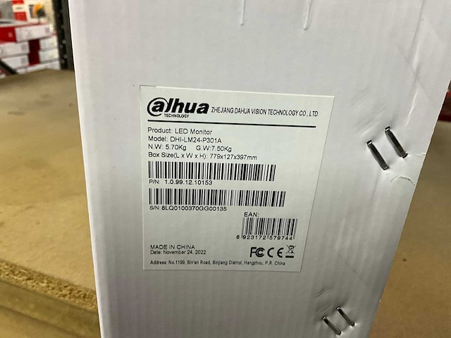 Dahua p301 24” 2560x1440 monitor (4x) - afbeelding 7 van  7
