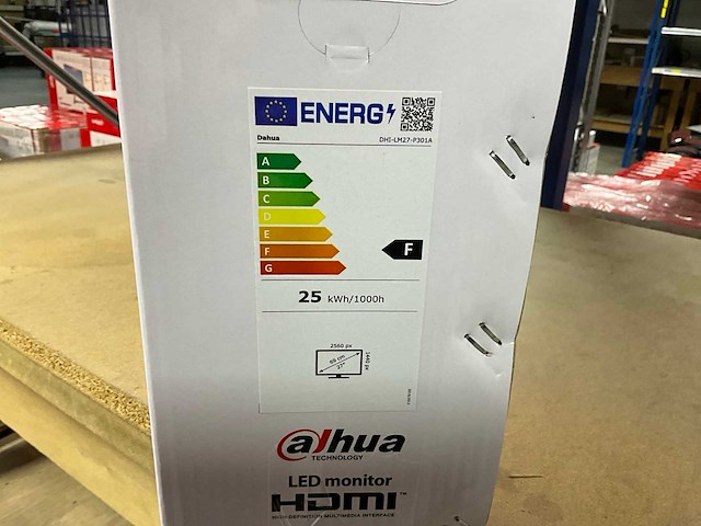 Dahua p301 27” 2560x1440 monitor (2x) - afbeelding 6 van  7
