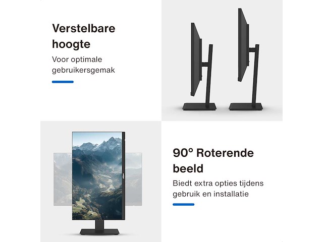 Dahua p301 27” 2560x1440 monitor (4x) - afbeelding 3 van  7