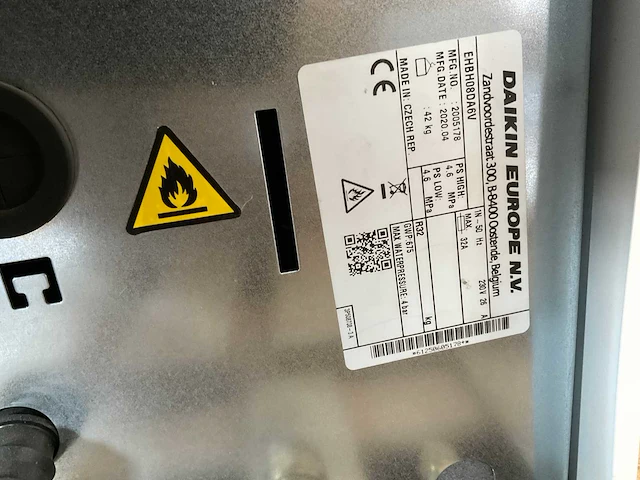 Daikin - ehbh08da6v - warmtepomp binnenunit - afbeelding 3 van  6