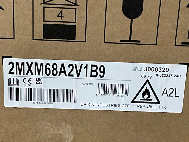 Daikin 2mxm68a multi-split 2-poorts airco buitenunit 6,8 kw - afbeelding 6 van  7