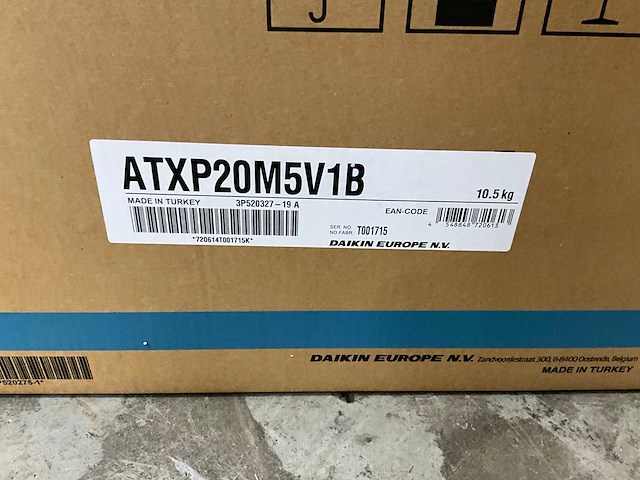Daikin atxp20m siesta comfora airco binnendeel 2,0 kw - afbeelding 6 van  6
