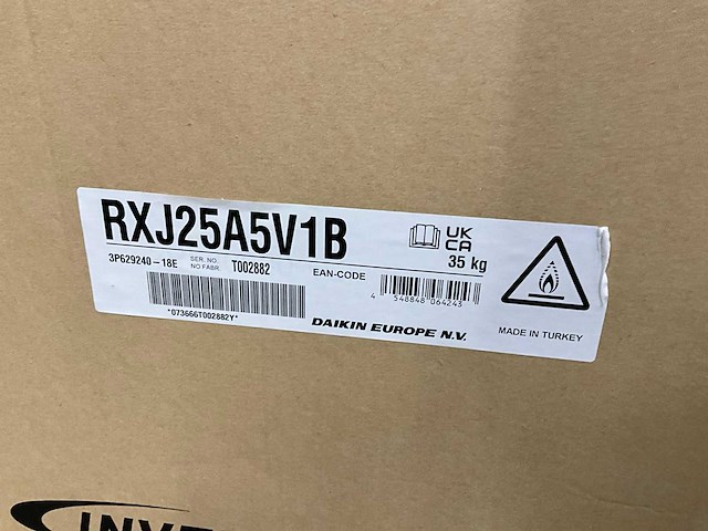 Daikin emura rxj-a airco buitendeel split 2,5kw r32 - afbeelding 7 van  8