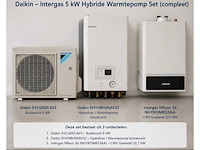 Daikin evlq5cav3 warmtepomp set (3-delig)