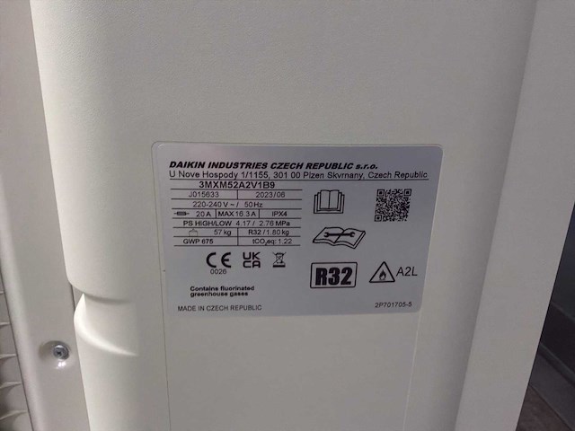 Daikin warmtepomp set binnen en buitenunit 5kw - afbeelding 17 van  17