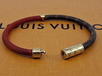 Daily confidential bracelet, louis vuitton, armband, bruin, goud, rood - afbeelding 2 van  7