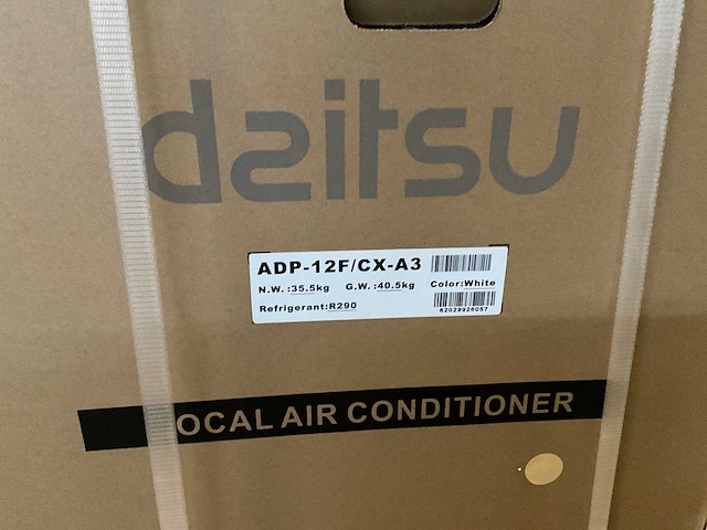 Daitsu mobiele airco adp-12f/cx-a3 (wifi remote) - afbeelding 4 van  6