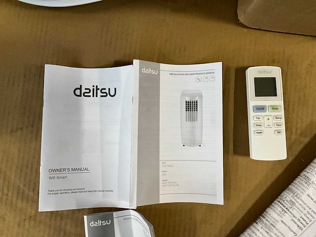 Daitsu mobiele airco adp-12f/cx-a3 (wifi remote) - afbeelding 5 van  6