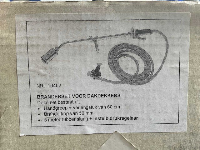 (dak)branderset compleet (5x) - afbeelding 1 van  1