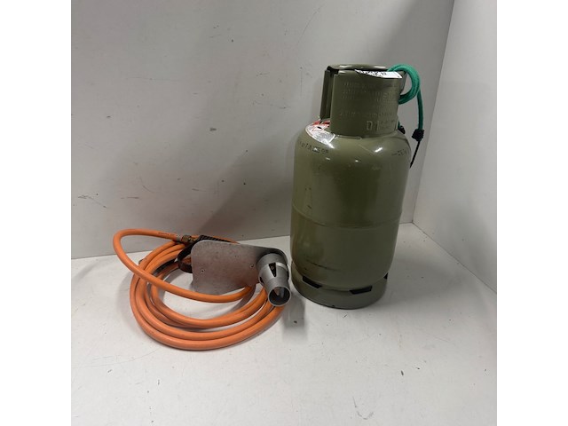 Dakbranderset, sievert, met gasfles - afbeelding 1 van  4