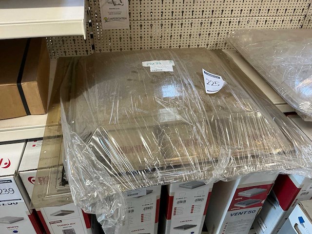 Dakluikkap rookglas - afbeelding 1 van  3