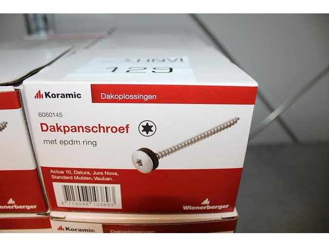 Dakpanschroeven met epdm-ring 4,5 x 60 rvs, 18 doosjes. - afbeelding 2 van  2