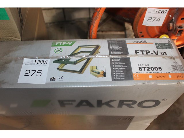 Dakraam fakro rtp-v, 78 x 98 cm. - afbeelding 2 van  4