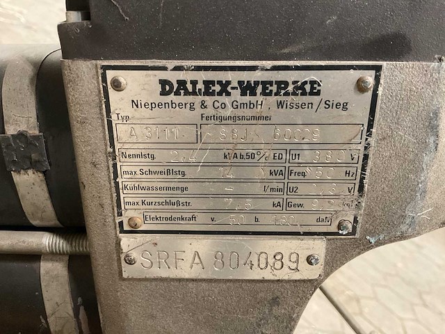Dalexwerke a3111 puntlasmachine - afbeelding 3 van  5