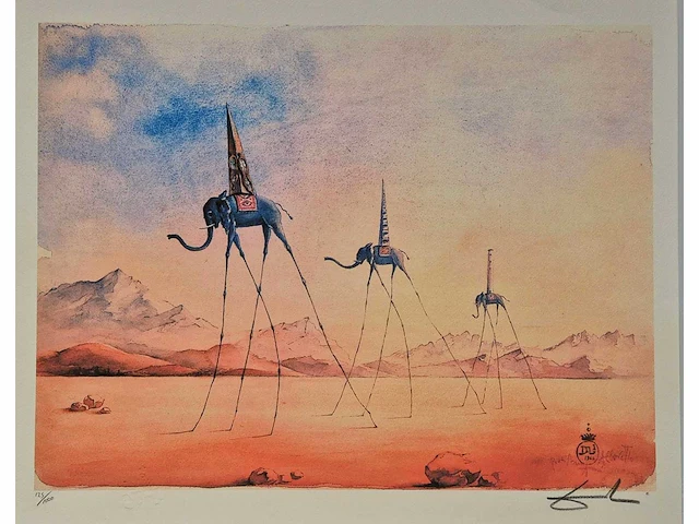 Dali - litho - 50 x 40 - afbeelding 1 van  3