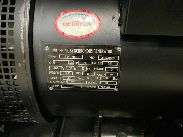 Damatt - 2023 - ca-30 - noodstroomaggregaat 41kva - afbeelding 1 van  15