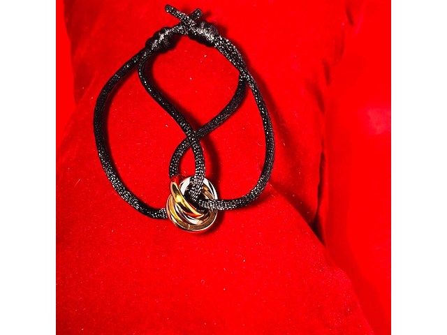 Dames armband zwart - afbeelding 1 van  1