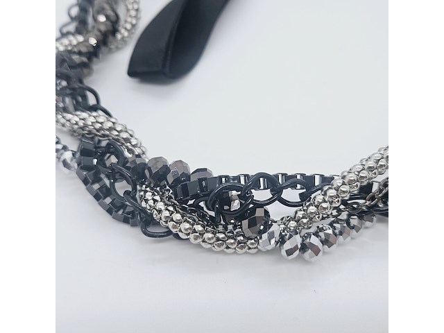 Dames collier strass diamand - romano p.c. hoofdstraat - afbeelding 3 van  4