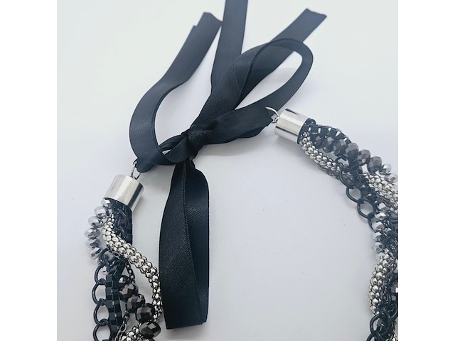 Dames collier strass diamand - romano p.c. hoofdstraat - afbeelding 3 van  4