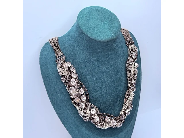 Dames collier strass diamand - romano p.c. hoofdstraat - afbeelding 1 van  8