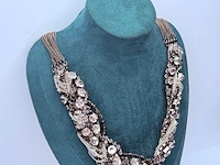 Dames collier strass diamand - romano p.c. hoofdstraat