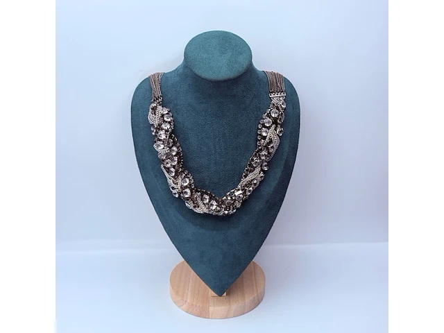 Dames collier strass diamand - romano p.c. hoofdstraat - afbeelding 2 van  8