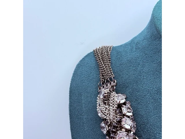 Dames collier strass diamand - romano p.c. hoofdstraat - afbeelding 3 van  8