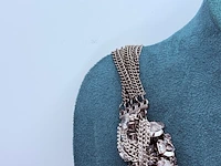 Dames collier strass diamand - romano p.c. hoofdstraat - afbeelding 3 van  8