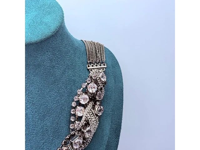 Dames collier strass diamand - romano p.c. hoofdstraat - afbeelding 4 van  8