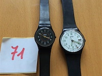 Dames en heren uurwerk swatch - afbeelding 1 van  4
