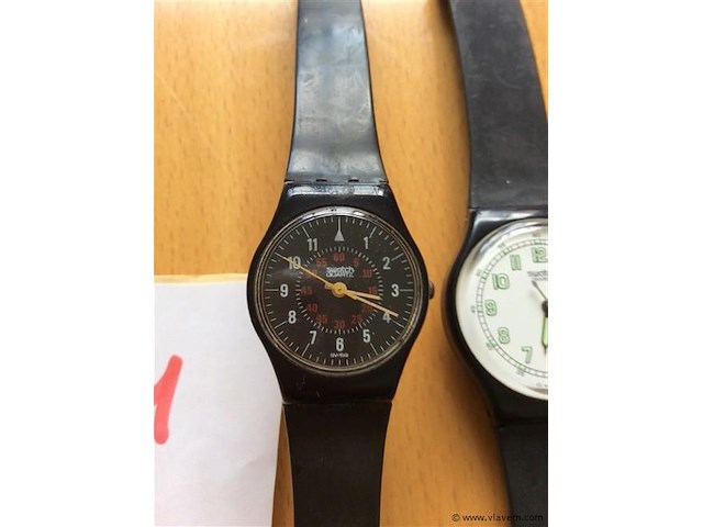 Dames en heren uurwerk swatch - afbeelding 2 van  4