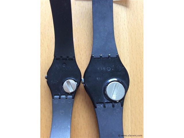 Dames en heren uurwerk swatch - afbeelding 4 van  4