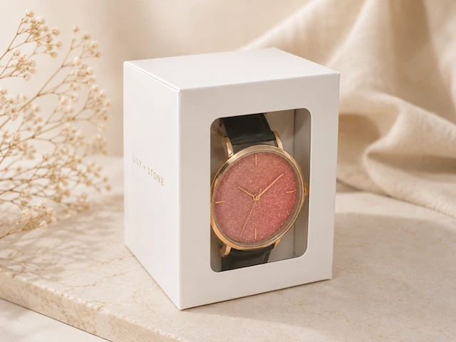 Dames horloge lily&stone, sparkling rose - afbeelding 2 van  2