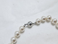 Dames parelsnoer collier - met echte japanse parels - anna valerie adolf - afbeelding 3 van  3