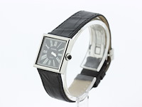 Dames polshorloge, chanel, mademoiselle, zwarte wijzerplaat, ca 2010 - afbeelding 3 van  8