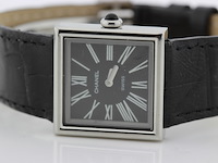 Dames polshorloge, chanel, mademoiselle, zwarte wijzerplaat, ca 2010 - afbeelding 4 van  8